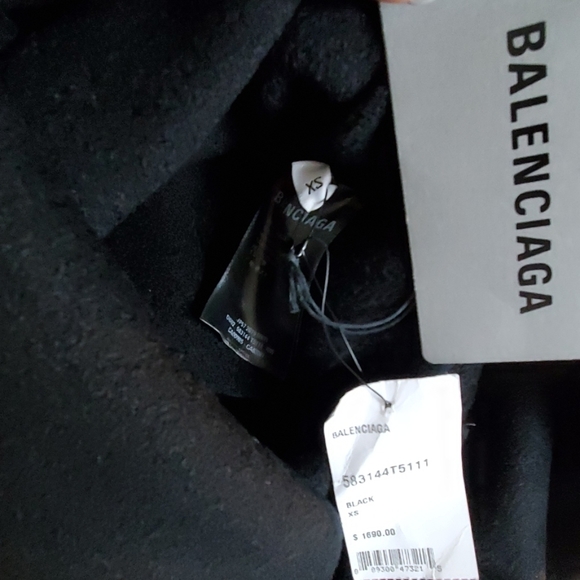 Balenciaga fleece mini dress - Picture 6 of 9